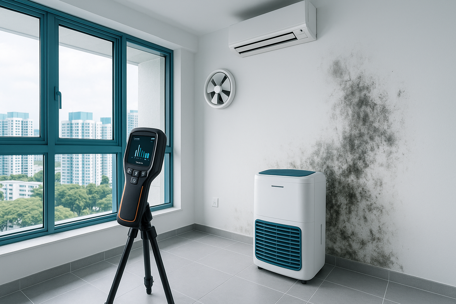 Coastal Living in Singapore: Managing Salt Air and Mould - Singapore mould prevention and removal guide