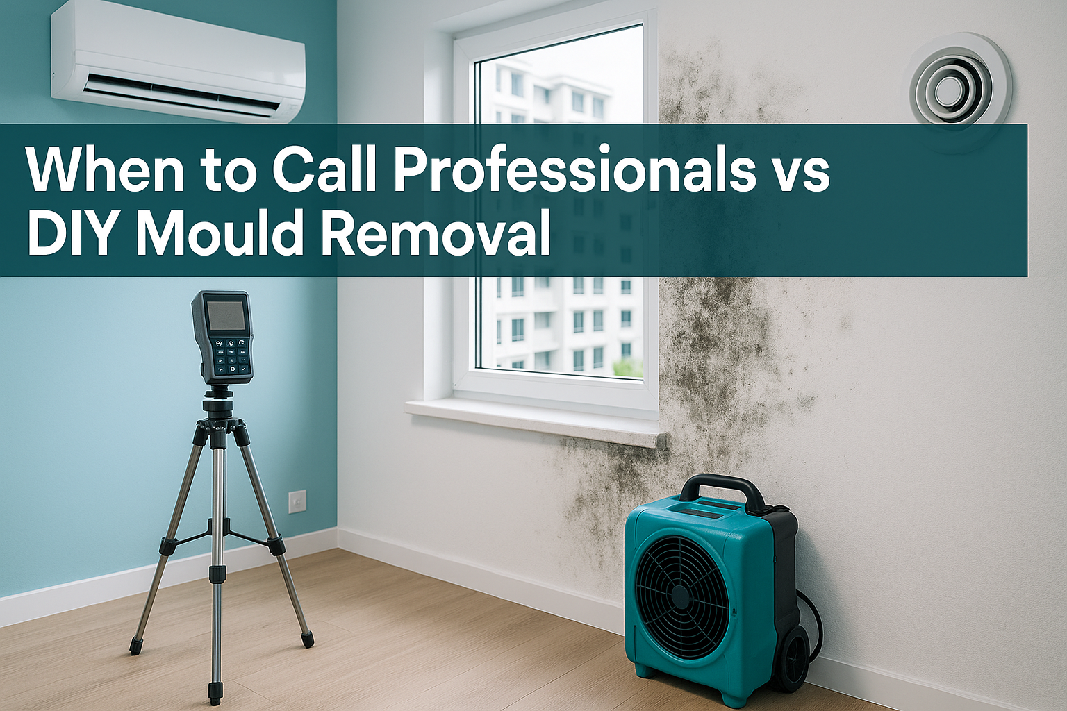 Professional mould removal vs DIY decision guide