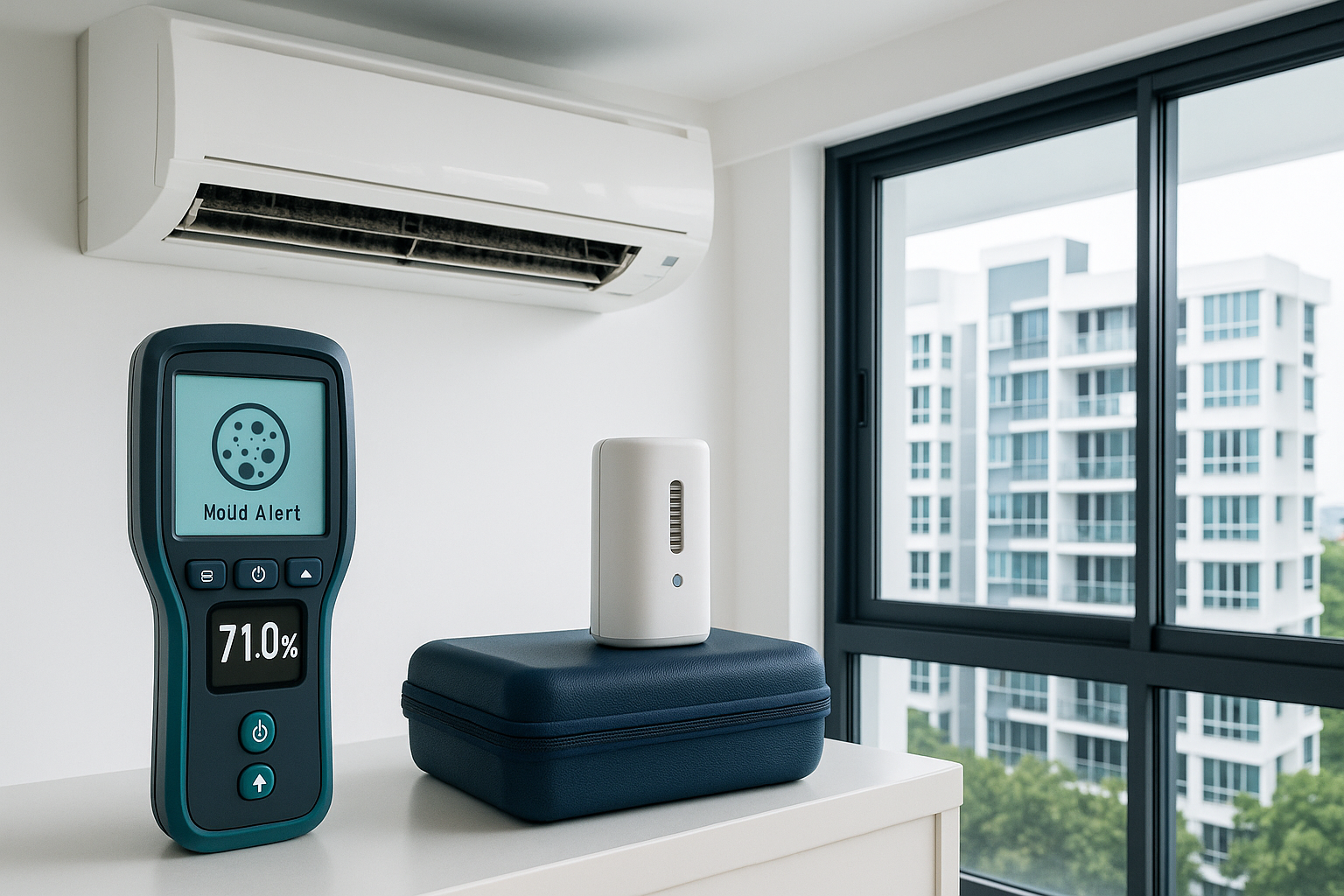 Professional aircon maintenance to prevent mould in Singapore