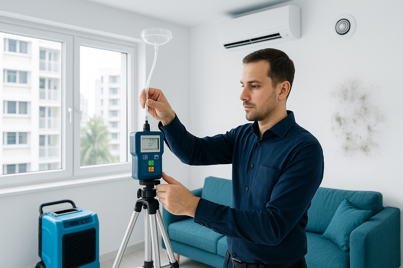 Air Quality Testing After Mould Remediation - Singapore mould prevention and removal guide
