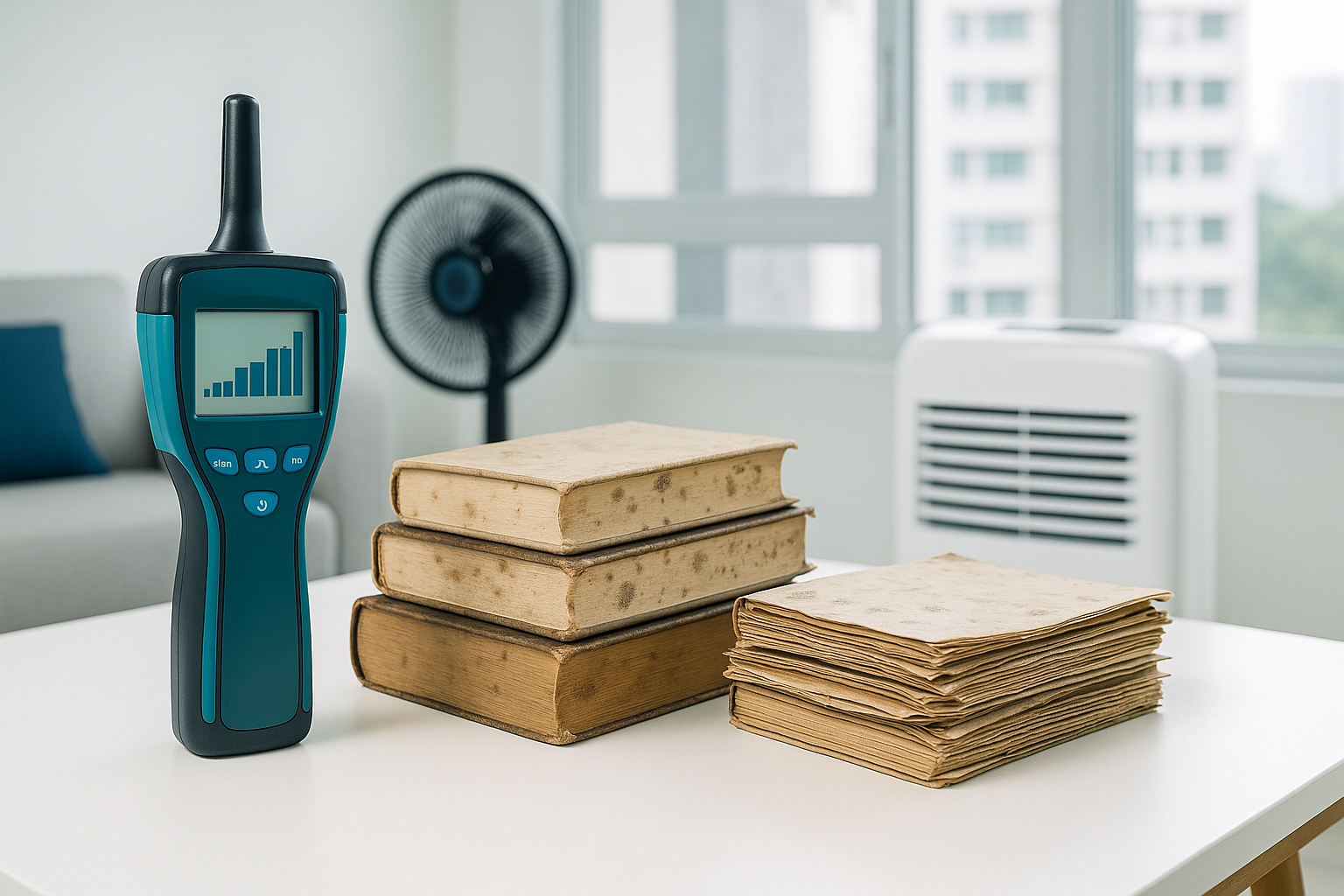 Book and Document Protection from Mould Damage - Singapore mould prevention and removal guide