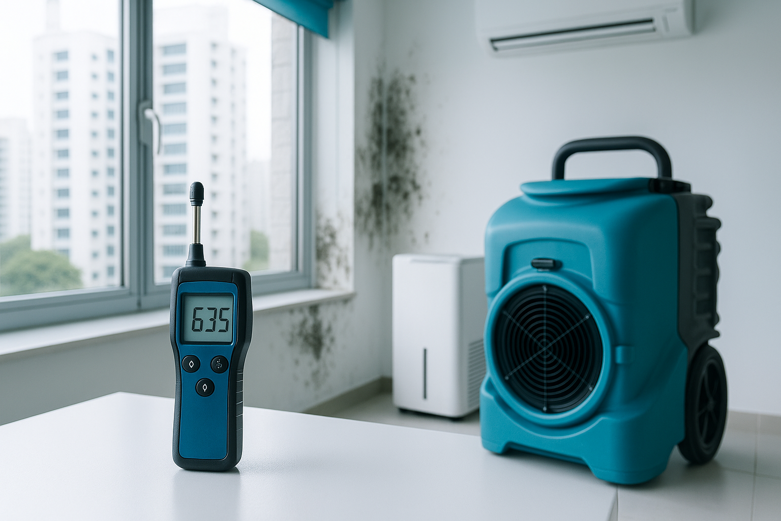 How Singapore Businesses Can Prepare for Mould During Rainy Seasons - Singapore mould prevention and removal guide