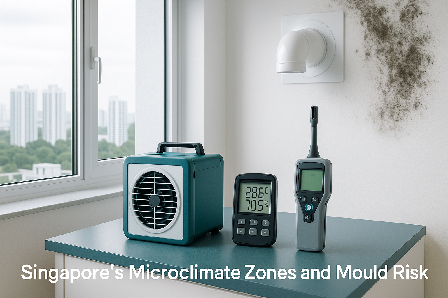 Singapore's Microclimate Zones and Mould Risk - Singapore mould prevention and removal guide