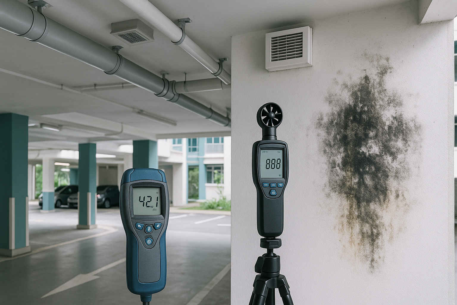Underground Carpark Moisture and Its Effects on Your Unit - Singapore mould prevention and removal guide